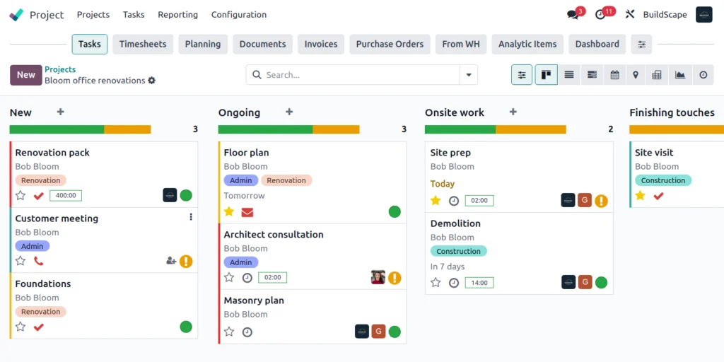 odoo-project-management